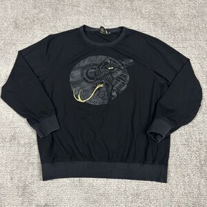 Mishka NYC Death Adder Crewneck Sweatshirt XXL Black